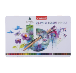 Crayon aquarelle Bruynzeel Expression 36 couleurs