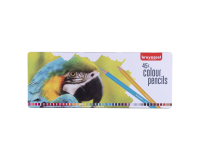 Kleurpotloden Bruynzeel papegaai blik à 45 stuks assorti