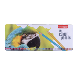 Crayon de couleur Bruynzeel Creatives Perroquet boîte 45 couleurs