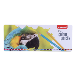 Crayon de couleur Bruynzeel Perroquet set 45 pièces assorti