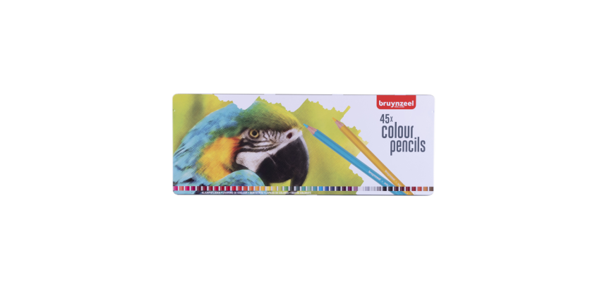 Bruynzeel Creatives Colored Pencil Parrot Box 45 Colors