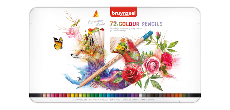 Bruynzeel Expression colored pencil box 72 colors