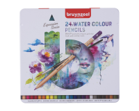 Crayon aquarelle Bruynzeel Expression set 24 pièces assorti