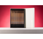 Crayon graphite Bruynzeel Design boîte luxueuse 12 duretés gris