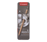 Bruynzeel Expression Graphitstifte Set 6 Härten Grau