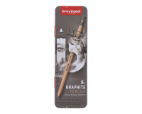Bruynzeel Expression graphite pencils set 6 gray hardness levels