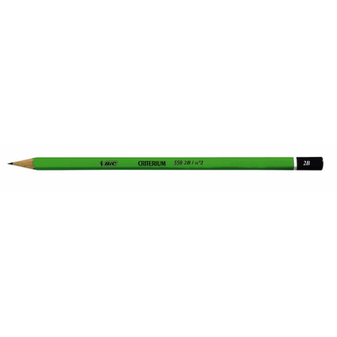 Crayon BIC Criterium 550 hexagonal 2B