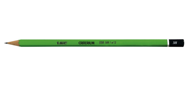BIC Criterium 550 Hexagonal Pencil 3H