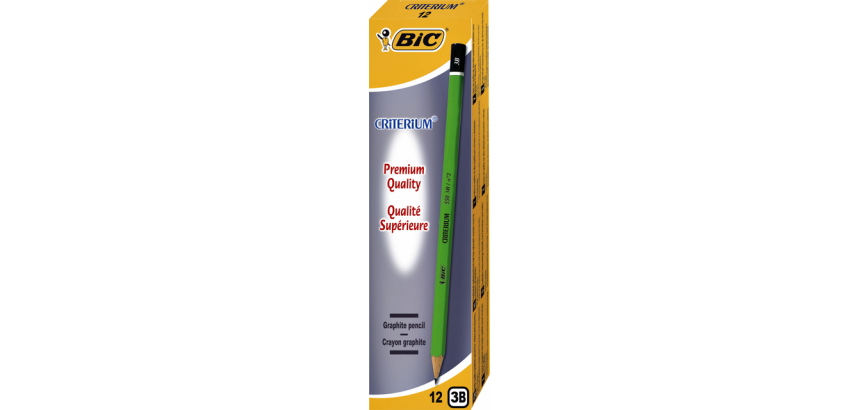 Crayon BIC Criterium 550 hexagonal 3B