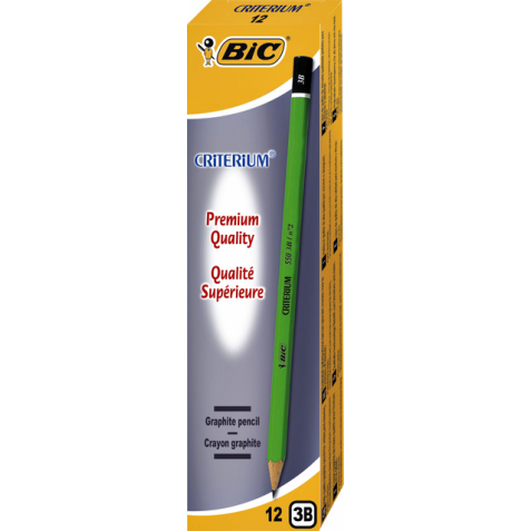 Crayon BIC Criterium 550 hexagonal 3B