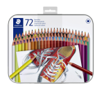 Kleurpotlood Staedtler 175 6kantig assorti blik à 72 kleuren
