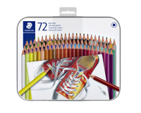 Crayon de couleur Staedtler hexagonal assorti boîte 72 pièces