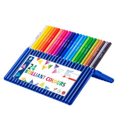 Crayons de couleur Staedtler Ergosoft triangulaire assorti 24pcs