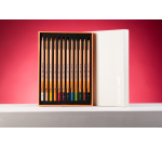 Crayons de couleur Bruynzeel Design boîte luxueuse 12 couleurs