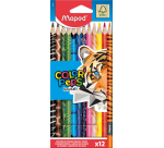 Kleurpotlood Maped Color'Peps Animals set à 12 kleuren