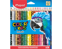 Kleurpotlood Maped Color'Peps Animals set à 24 kleuren