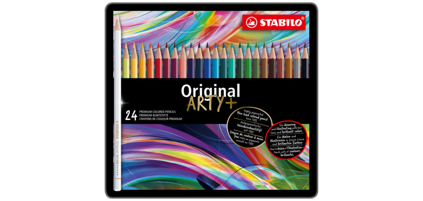 Crayon de couleur STABILO 8774 Original Arty assorti boîte 24 pièces