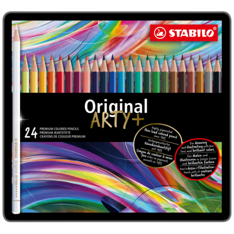 Crayon de couleur STABILO 8774 Original Arty assorti boîte 24 pièces