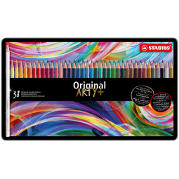 Crayon de couleur STABILO 8778 Original Arty assorti boîte 38 pièces