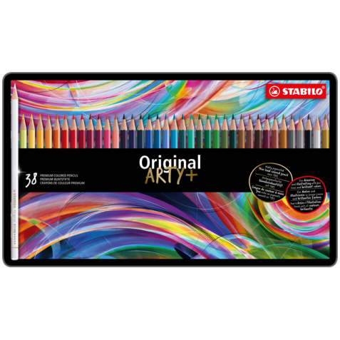 Kleurpotloden STABILO 8778 Original Arty assorti blik à 38 stuks