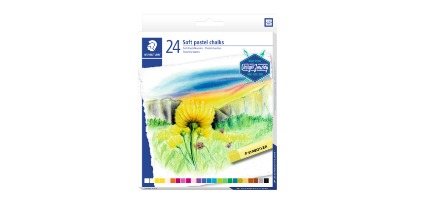 Staedtler Karat soft pastel chalk assorted 24 pieces