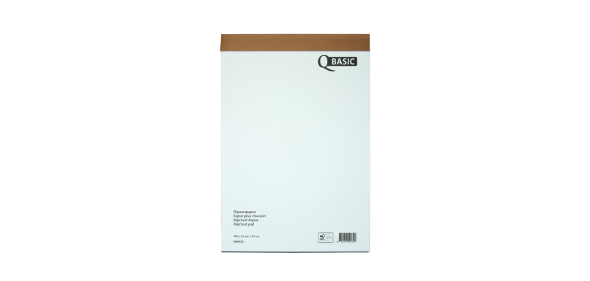 Papier chevalet Qbasic 65x95cm 20 feuilles enroulées