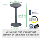 Leitz Ergo Active stool with comfortable seat