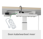 Büro Elektro Kompakt - Sitzen oder Stehen - Weiß - Leitz Ergo