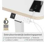 Büro Elektro Kompakt - Sitzen oder Stehen - Weiß - Leitz Ergo