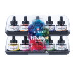 Encre Talens Ecoline avec piptette set additionel 10 couleurs assorties