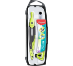 Compas Maped Métal 3 parties présentoir 10 pièces assorti