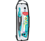 Compas Maped Métal 3 parties présentoir 10 pièces assorti