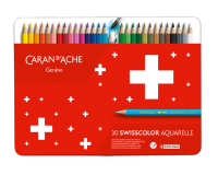 Kleurpotloden Caran d'Ache Swisscolor aquarel 30 stuks assorti
