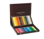 Crayon de couleur Caran d’Ache Prismalo 80pcs boîte bois ass