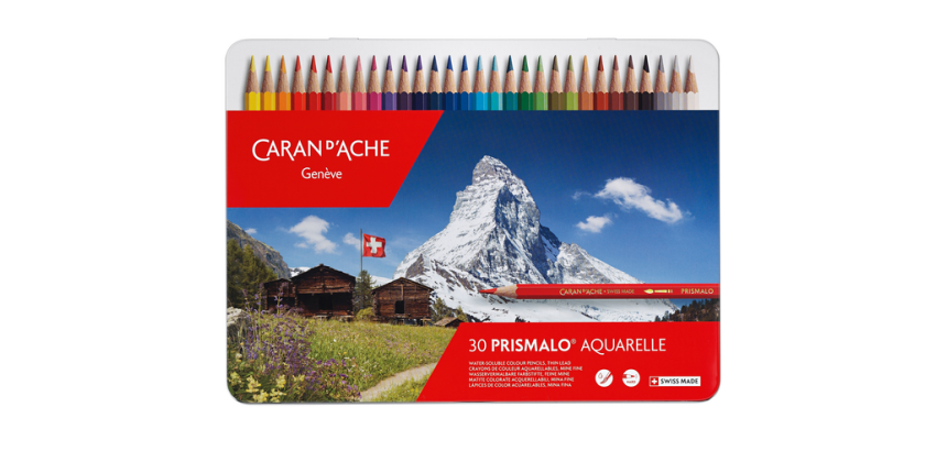 Crayon de couleur Caran d’Ache Prismalo 30 pièces assorti