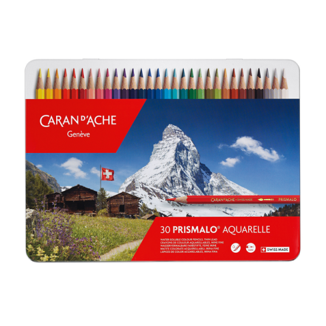 Crayon de couleur Caran d’Ache Prismalo 30 pièces assorti