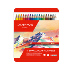 Crayon de couleur Caran d’Ache Supracolor 18 pièces assorti