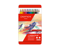 Crayon de couleur Caran d’Ache Supracolor boîte 12 pièces assorti