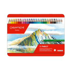 Crayon couleur Caran d’Ache Pablo 30 pièces assorti