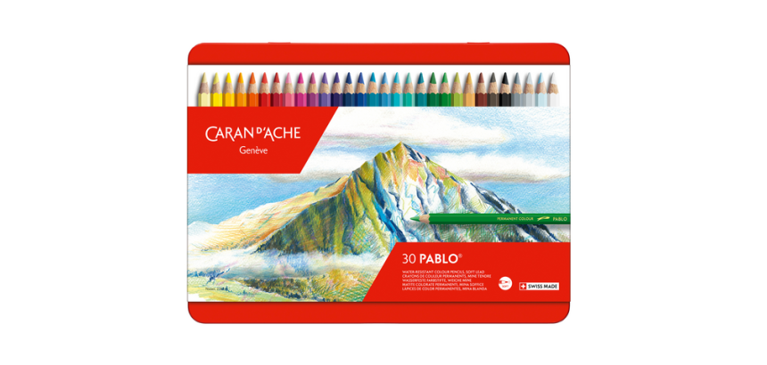 Crayon couleur Caran d’Ache Pablo 30 pièces assorti