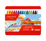 Craie à la Cire Caran d’Ache Neocolor-I assorti 15 pièces