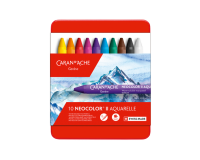 Waskrijt Caran d'Ache neocolor-II 10 stuks assorti