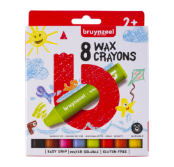 Crayon à la cire Bruynzeel Kids set 8 couleurs
