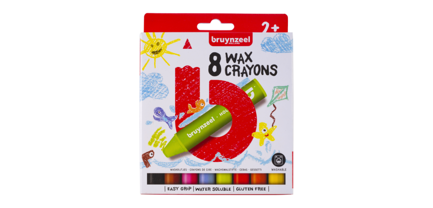 Bruynzeel Kids Pocoyo wax crayon set 8 colors