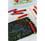 Waskrijt Faber-Castell driehoekig assorti set à 12 stuks