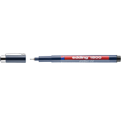 Fineliner edding 1800 0,5mm noir