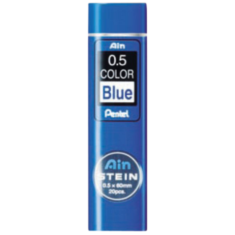 Mine Pentel HB 0,5mm bleu tube 12 mines