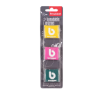 Gomme mie de pain Bruynzeel Teens blister 3 pièces assorti