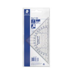 Geodriehoek Staedtler 568 160mm transparant