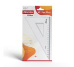 Driehoek Aristo 23620 200mm 30/60graden transparant